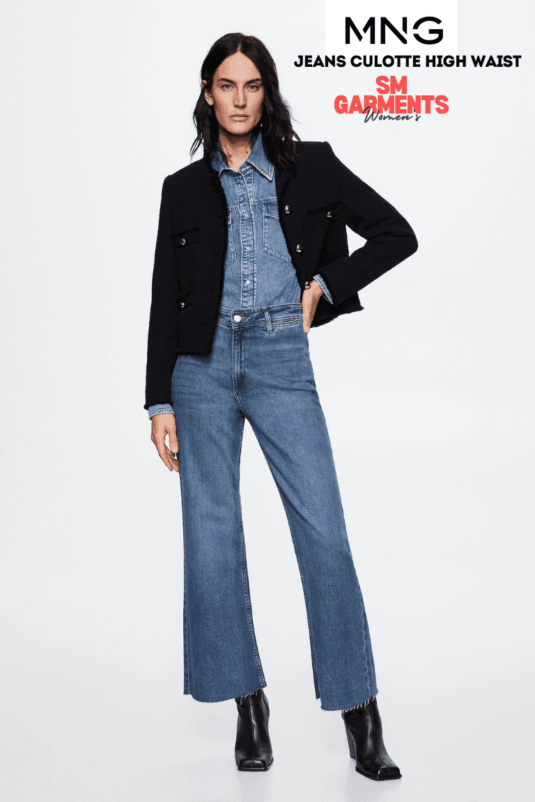 JEANS CULOTTE HIGH WAIST - SMgarment's