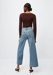 JEANS CULOTTE HIGH WAIST - SMgarment's