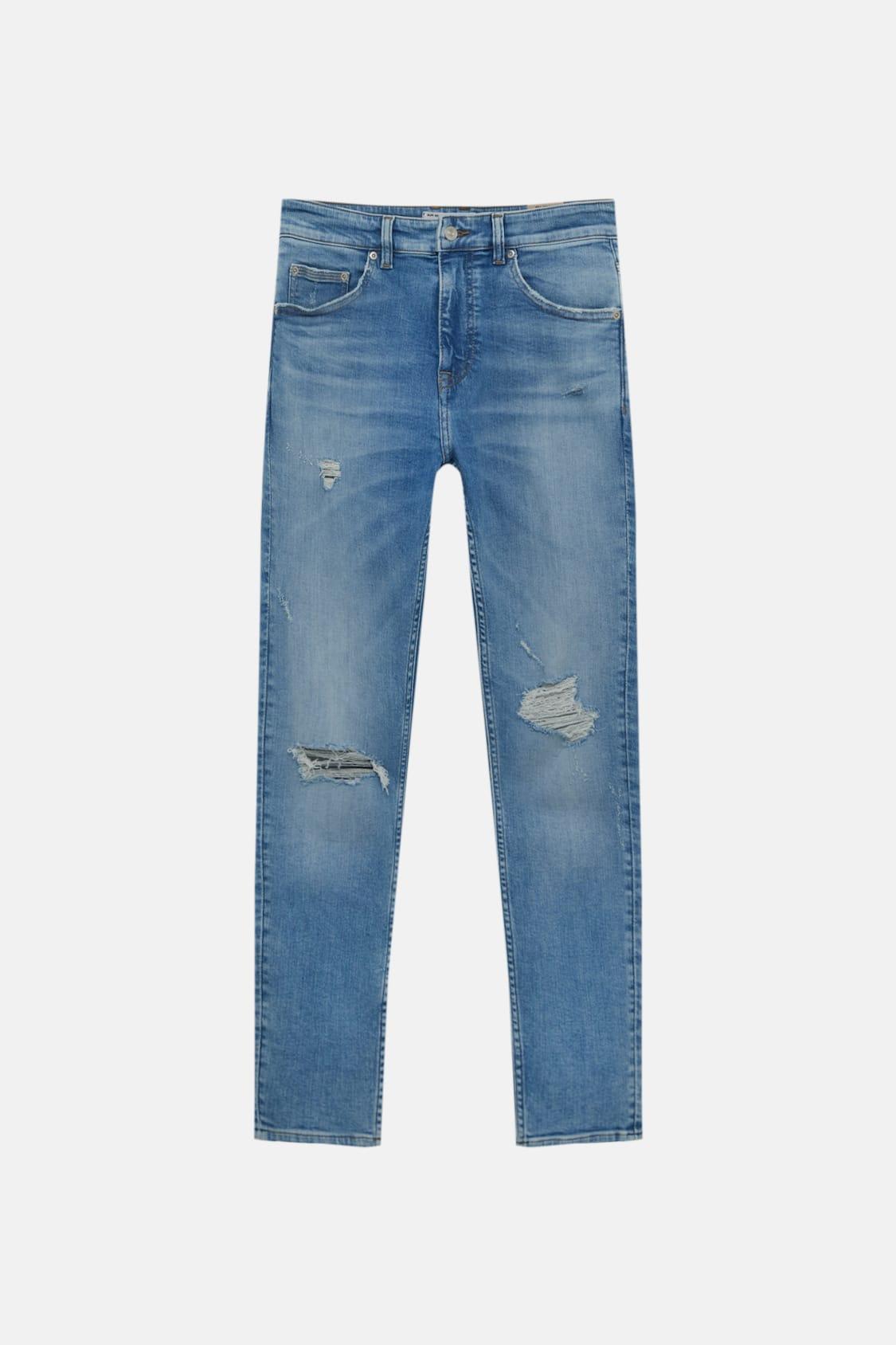JEANS SUPER SKINNY FIT COM RASGÕES - SMgarment's