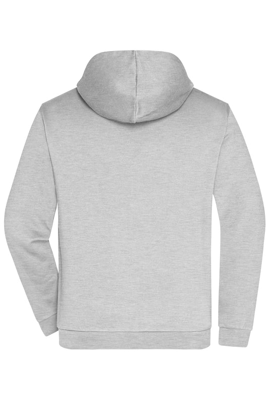 DAIBER Mens Oversized Zipped Hoodie