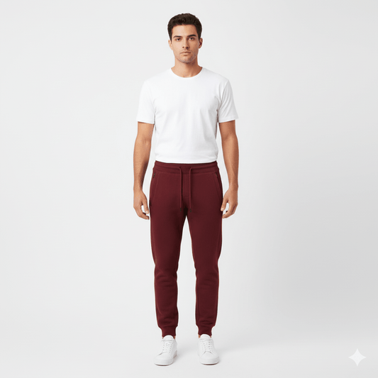 JORDAN CRAIG UPTOWN JOGGER SWEATPANTS (WINE) - Smgarment's