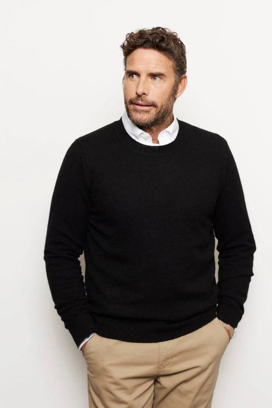 Jules Cashmere Black Sweater - Smgarment's