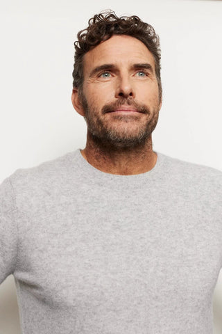 JULES Cashmere Sweater in Grey - Smgarment's