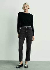 Women Mom High-rise Jeans