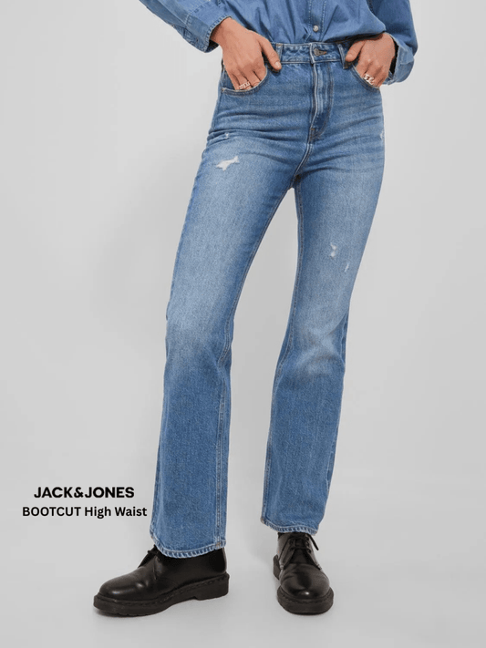 JXTURIN BOOTCUT High Waist JEANS - Smgarment's