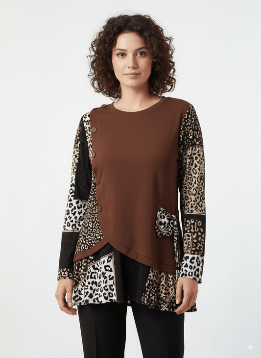 KELITE WOMENS PRINTED TOP - Smgarment's