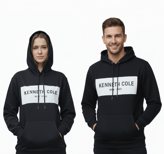 KENETH COLE MENS PRINTED LOGO HOODIE - Smgarment's