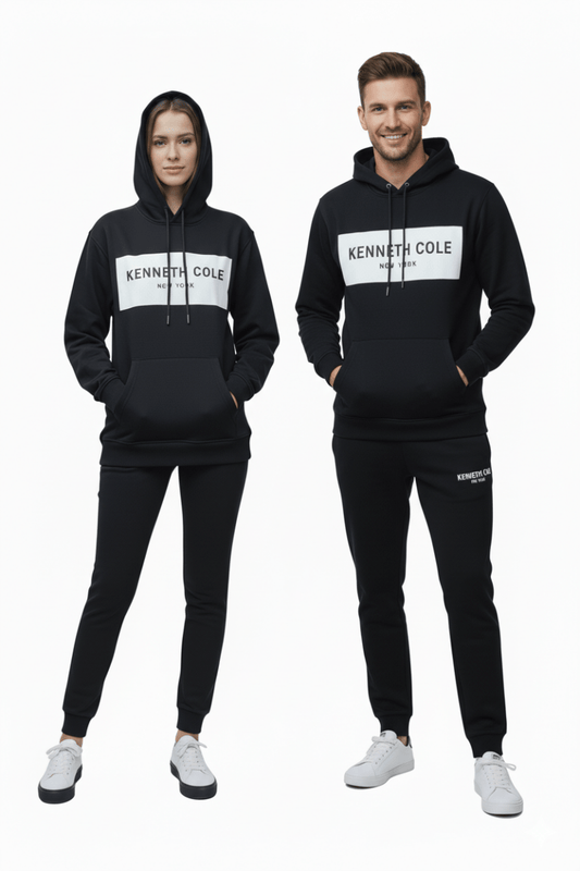 KENETH COLE MENS PRINTED LOGO HOODIE - Smgarment's