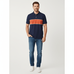 KIABI MENS Cotton piqué polo shirt - Smgarment's