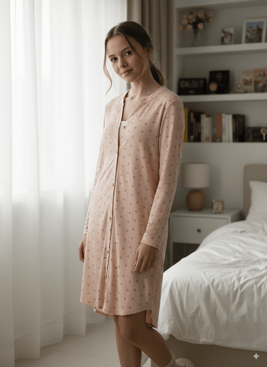 KIABI WOMEN'S JERSEY NIGHTDRESS - Smgarment's