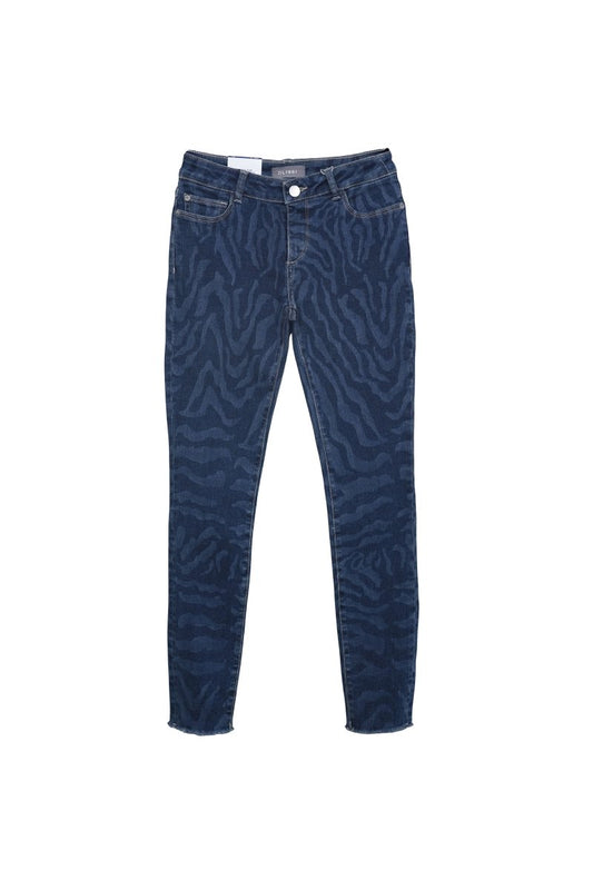 Kids’ Blue Animal Print Skinny Jeans - Smgarment's