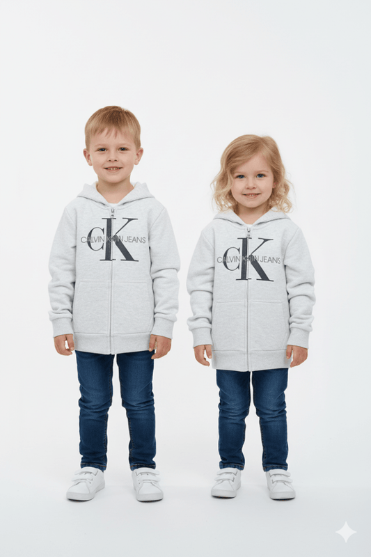 Kids' Logo Zip - Up Hoodie - Smgarment's