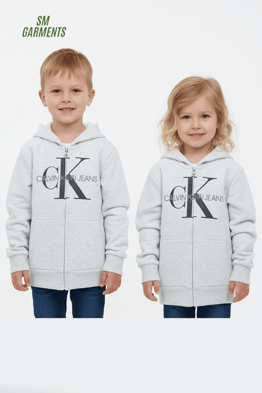Kids' Logo Zip - Up Hoodie - Smgarment's