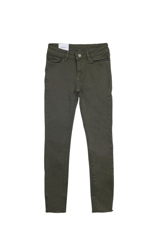Kids’ Olive Green Skinny Jeans - Smgarment's