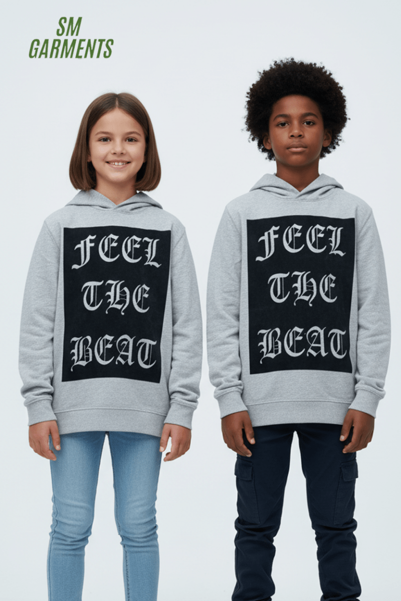 KIDS PRINTED HOODIE - Smgarment's