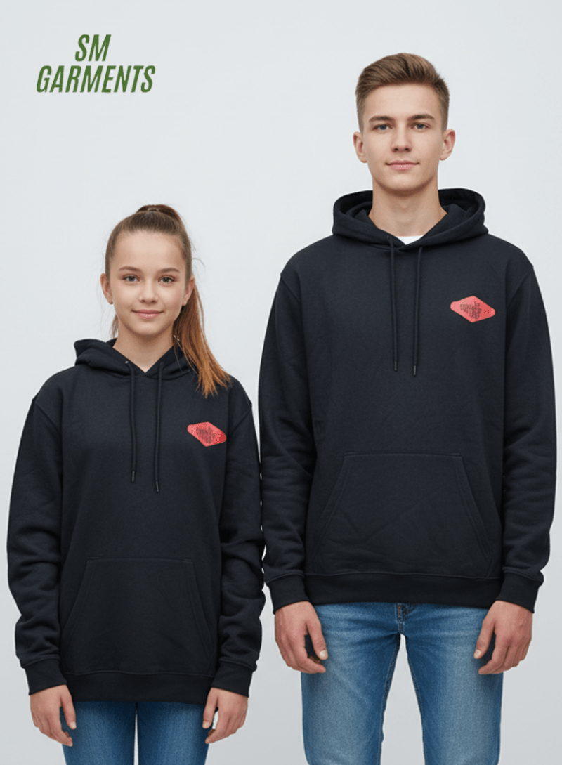 KIDS PRINTED LOGO HOODIE - Smgarment's