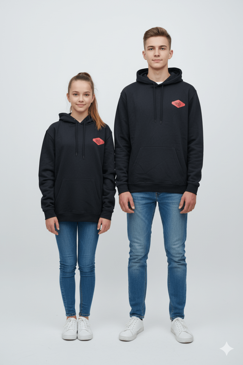 KIDS PRINTED LOGO HOODIE - Smgarment's