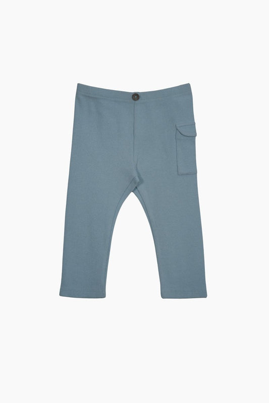 KIDS Ribbed Knit Cargo Leggings - Smgarment's