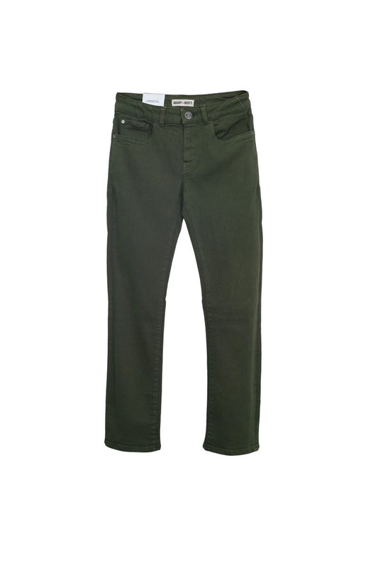 Kids Straight Leg Jeans – Forest Green - Smgarment's