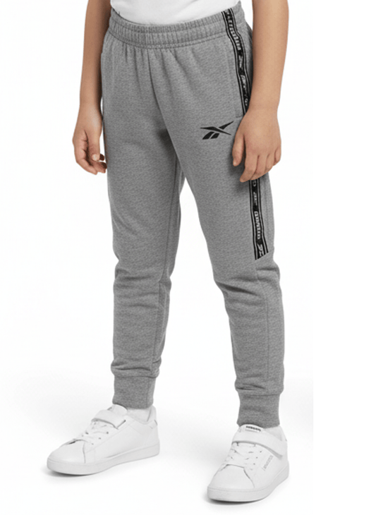 Kids' Taped Joggers Trouser - White - Smgarment's