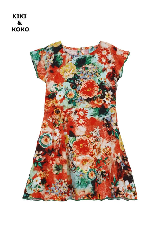 KIKI&KOKO GIRLS FLORAL DRESS - Smgarment's