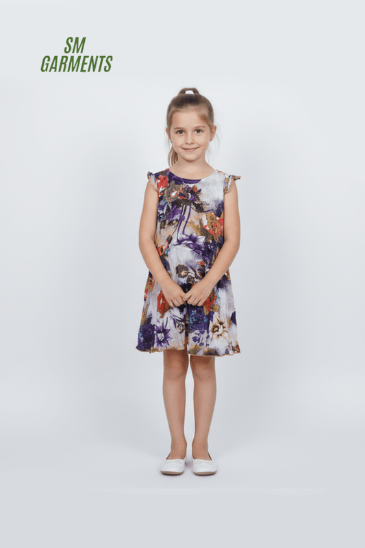 KIKI&KOKO GIRLS FLORAL DRESS - Smgarment's