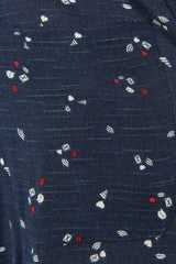 KOAJ Printed Long - Sleeved Unicolor Blouse - Smgarment's