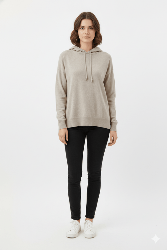 LAIDBACK AFFAIRS WOMENS BASIC SWEATER WITH HOOD - Smgarment's