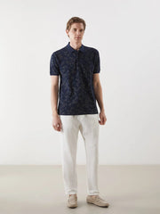 LC WAIKIKI Polo Neck Floral Men's Pique T-Shirt - Smgarment's