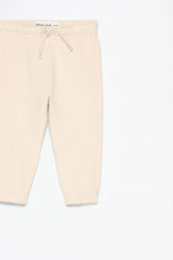 contrast plush trousers