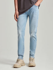 Light Blue Slim Fit Jeans - Smgarment's