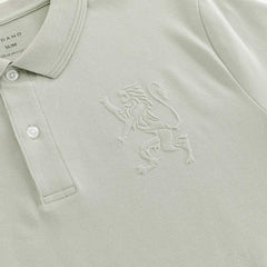 Light Pine Green Lion Lycra POLO - SMgarment's