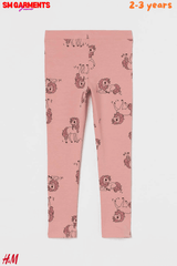 LIGHT PINK UNICORNS PRINTED LEGGINGS - SMgarment's