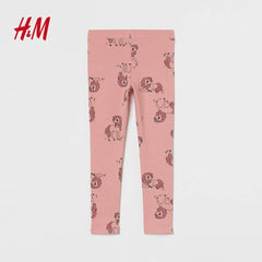 LIGHT PINK UNICORNS PRINTED LEGGINGS - SMgarment's