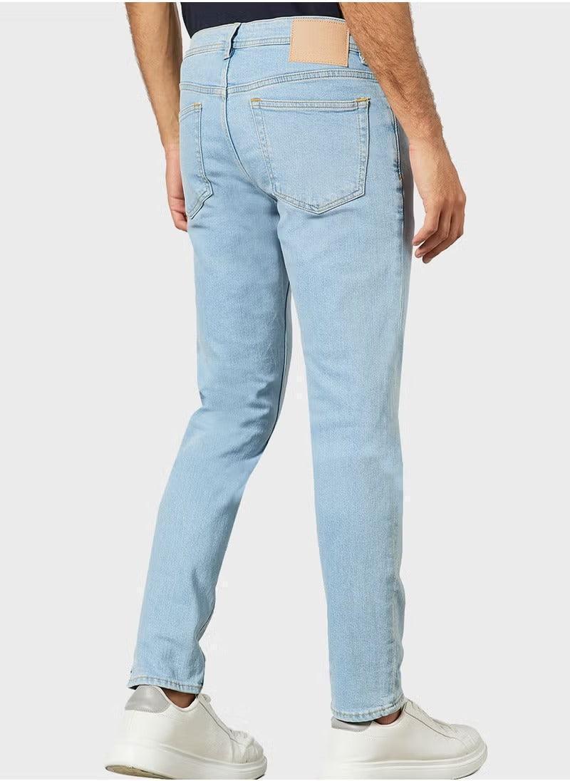 Light Wash JAN Slim Fit Jeans - SMgarment's