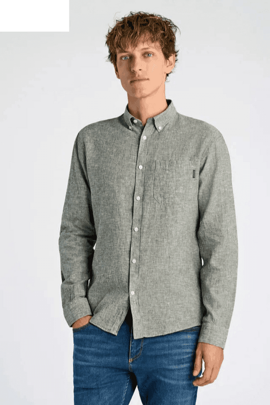 LINDBERGH LINEN SHIRT RELAXED FIT - SMgarment's
