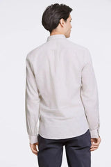 LINDBERGH Linen shirt Slim fit - SMgarment's