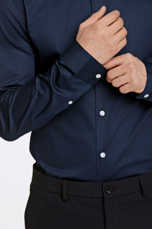 LINDBERGH Superflex Business Shirt Slim Fit - Smgarment's