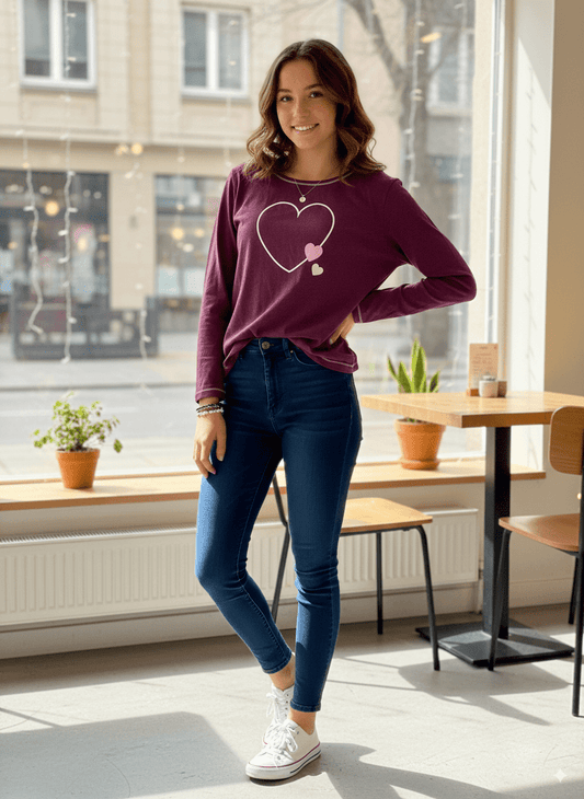 LINGERIE WOMENS FULL SLEEVE T - SHIRT - Smgarment's