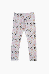 LITTLE GIRLS Girls' Floral Print Cotton Leggings - Smgarment's