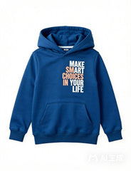 Boys "Make Smart Choices" Graphic Hoodie