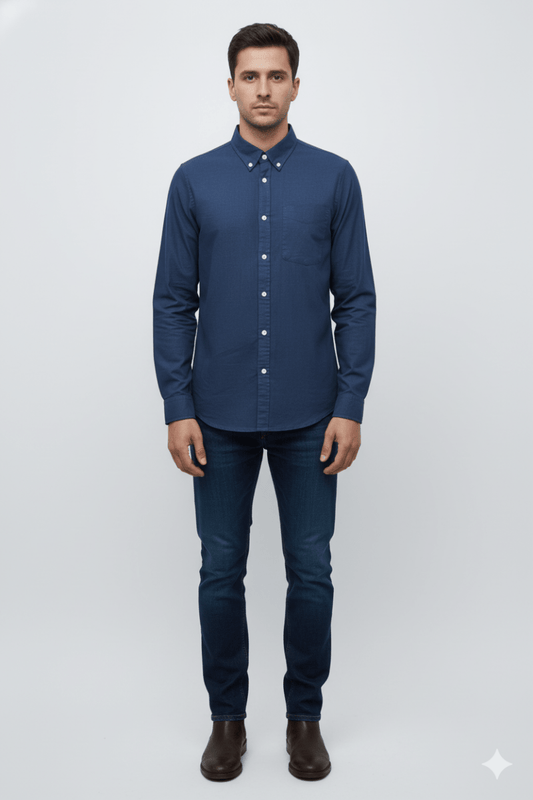 LRJ MENS BASIC COTTON SHIRT - Smgarment's