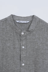 LRJ MEN'S PLAIN LINEN SHIRT - Smgarment's