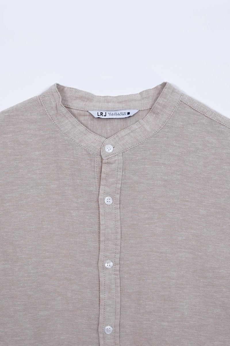 LRJ MEN'S PLAIN LINEN SHIRT - Smgarment's