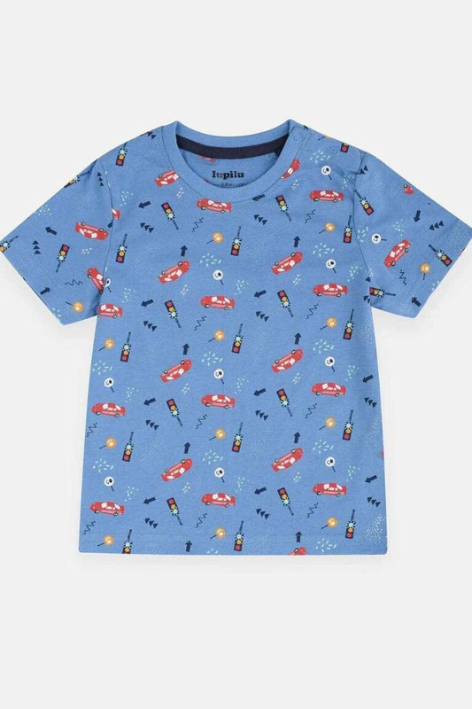 LUPILU Cars Print Sky Blue - SMgarment's