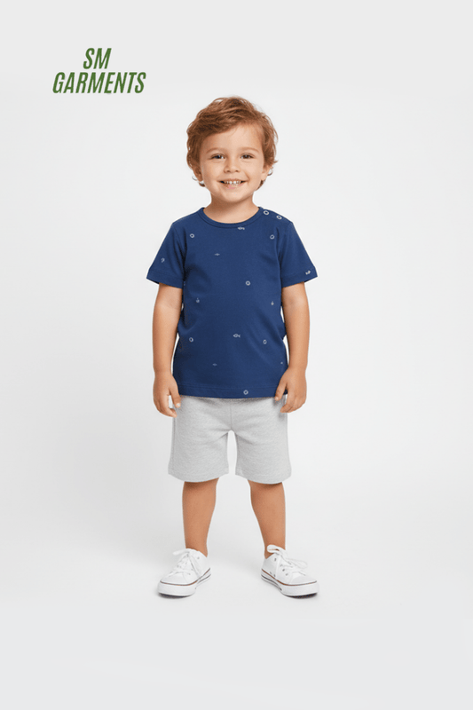 LUPILU Girl's Printed Short Sleeve T-Shirt - Smgarment's