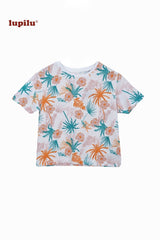 LUPILU Girl's Printed Short Sleeve T-Shirt - Smgarment's