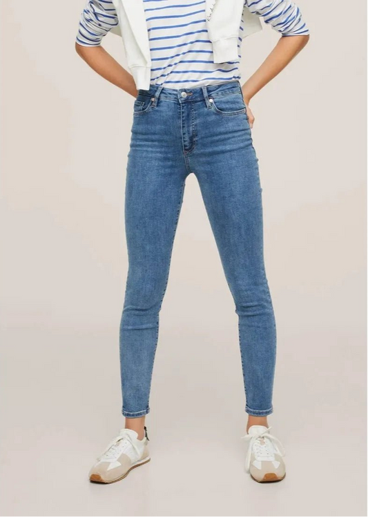 MANGO ANNE High Waist Jeans - Smgarment's