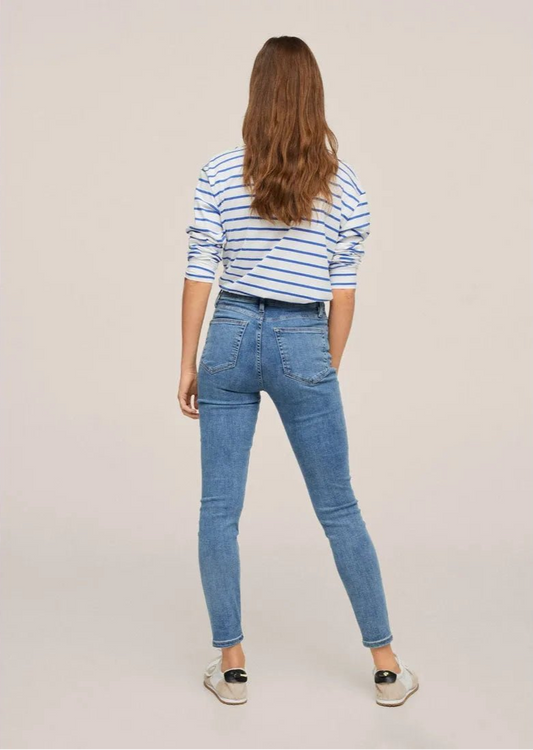 MANGO ANNE High Waist Jeans - Smgarment's
