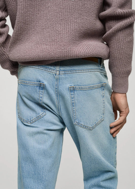 MANGO BEN Tapered Fit Jeans - Smgarment's